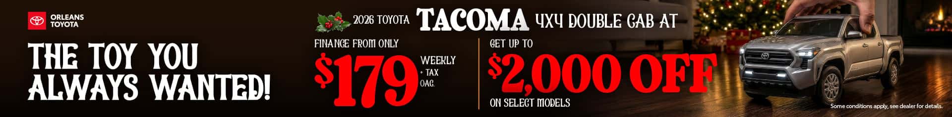 2026 Tacoma at Orleans Toyota 